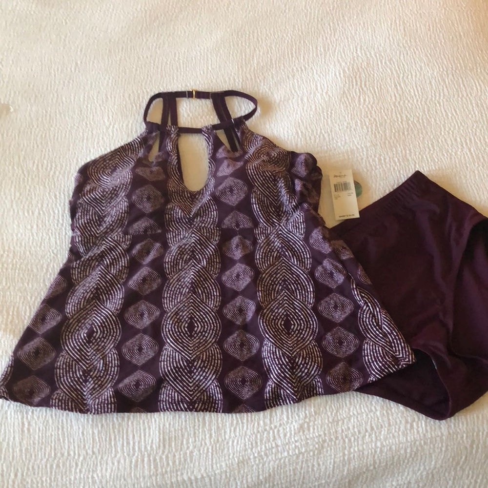 NWT Raisins two piece swimsuit 14w
